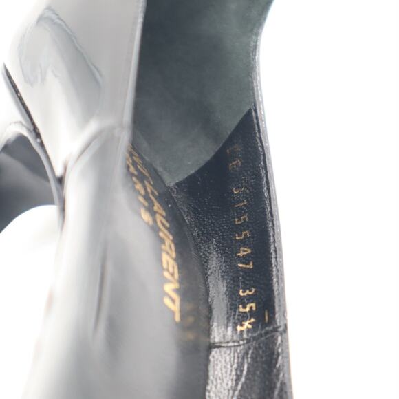 Saint Laurent Thorn Patent Leather Pointed Toe Pump Size 35.5 EU - Picture 9 of 11